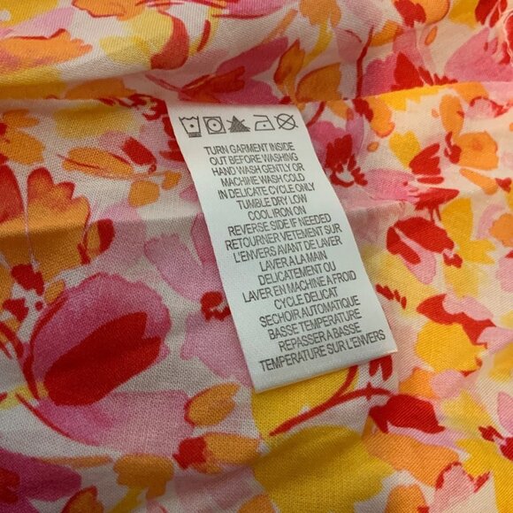 Hale Bob Pink, Orange & Yellow Floral Fit & Flare Dress, NWT! Size XS - Picture 10 of 10